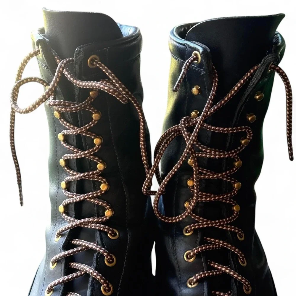 White's Boots Wildland Firefighting Leather Logger Work Boots Black 10.5 D USA